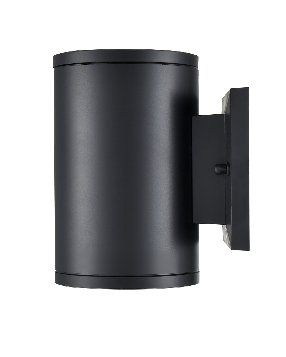 7-inch Vegas Powder Coated Black 1-Light Outdoor Wall Sconce