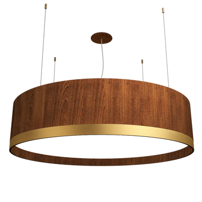 7.09'' Organic-Modern Cylindrical LED Accord Pendant Light