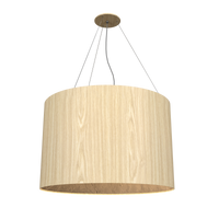 15.35'' Rustic-Modern Cylindrical LED Accord Pendant Light