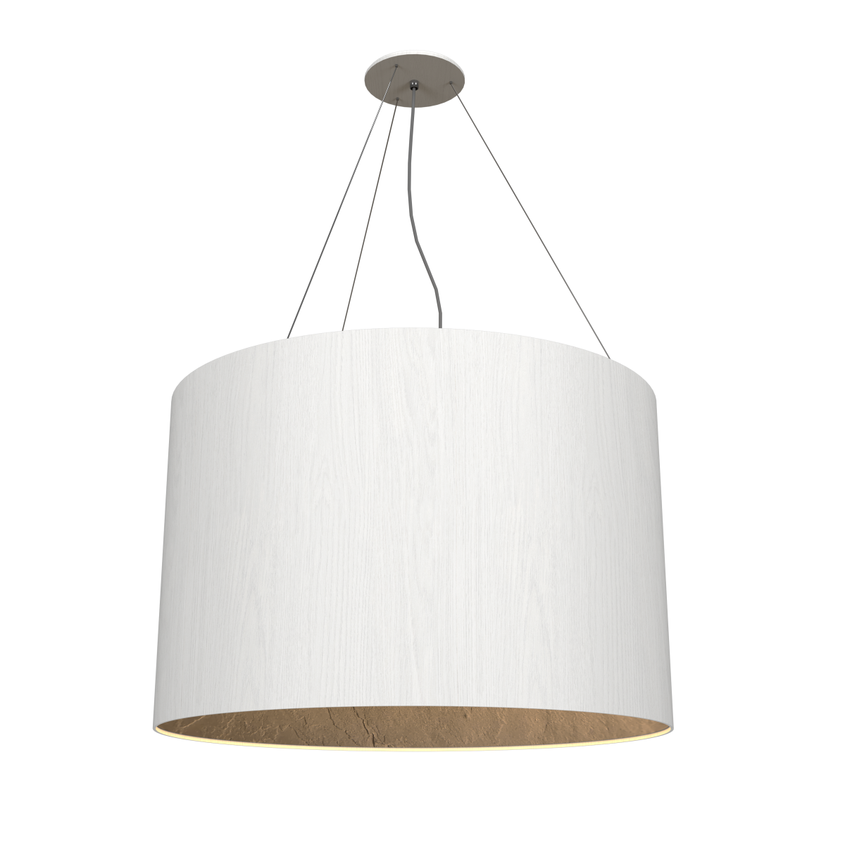 15.35'' Rustic-Modern Cylindrical LED Accord Pendant Light