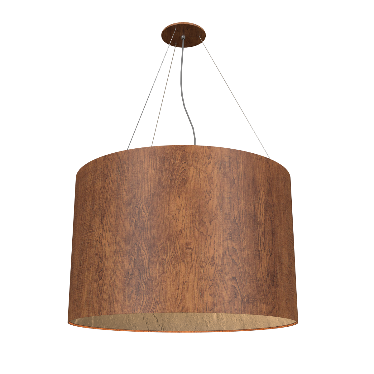 15.35'' Rustic-Modern Cylindrical LED Accord Pendant Light