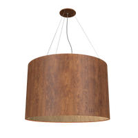 15.35'' Rustic-Modern Cylindrical LED Accord Pendant Light