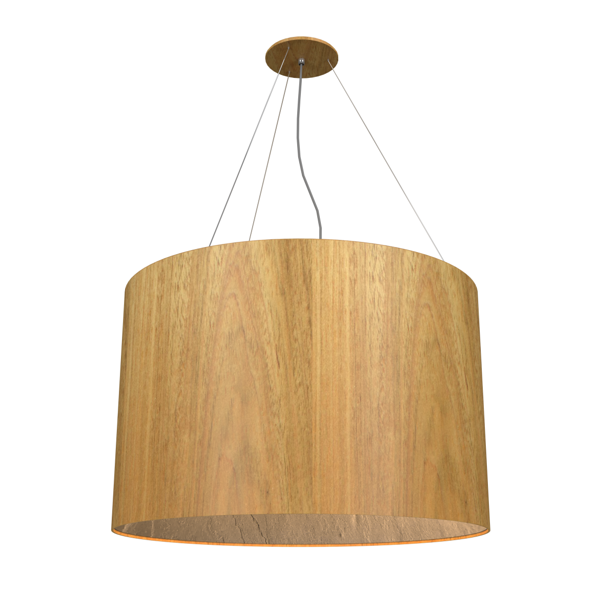 15.35'' Rustic-Modern Cylindrical LED Accord Pendant Light
