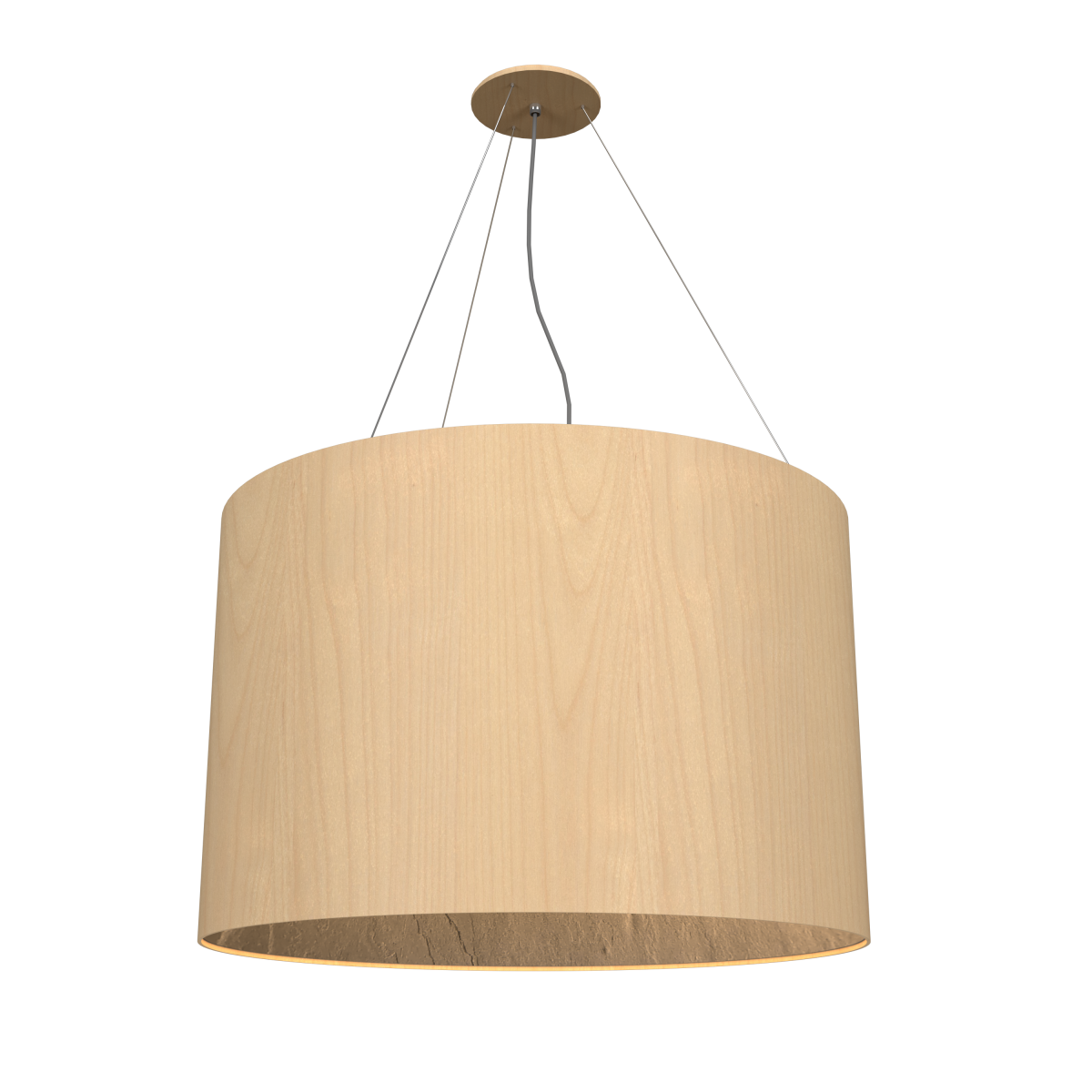 15.35'' Rustic-Modern Cylindrical LED Accord Pendant Light