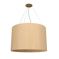 15.35'' Rustic-Modern Cylindrical LED Accord Pendant Light