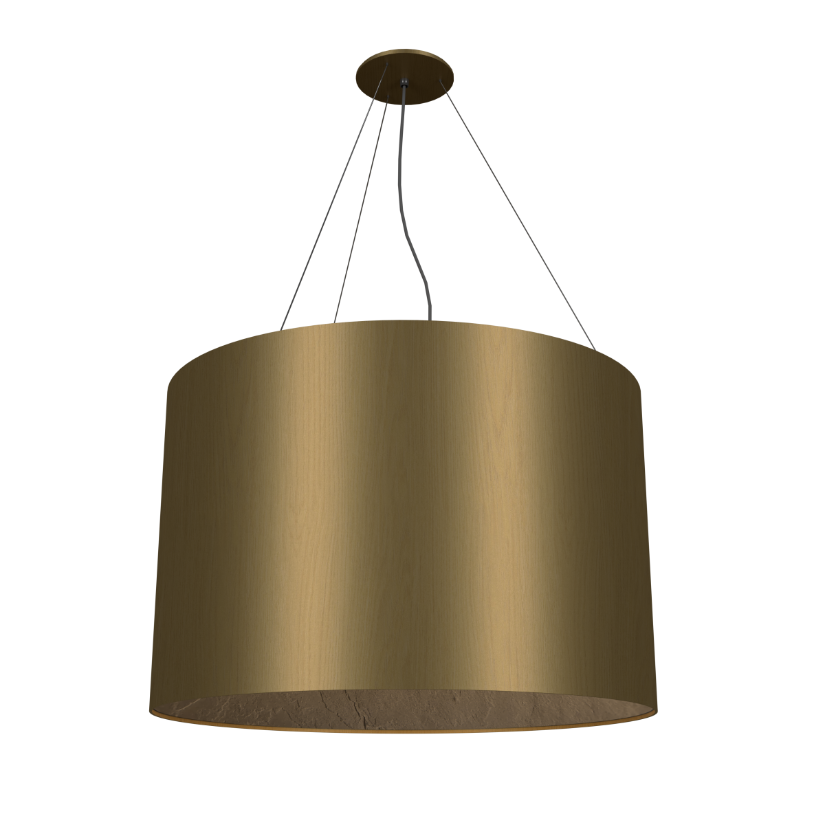 15.35'' Rustic-Modern Cylindrical LED Accord Pendant Light