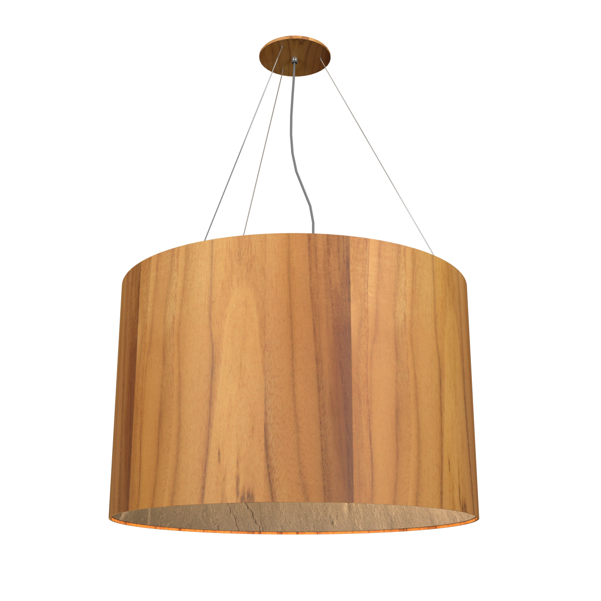 15.35'' Rustic-Modern Cylindrical LED Accord Pendant Light