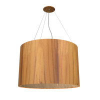 15.35'' Rustic-Modern Cylindrical LED Accord Pendant Light