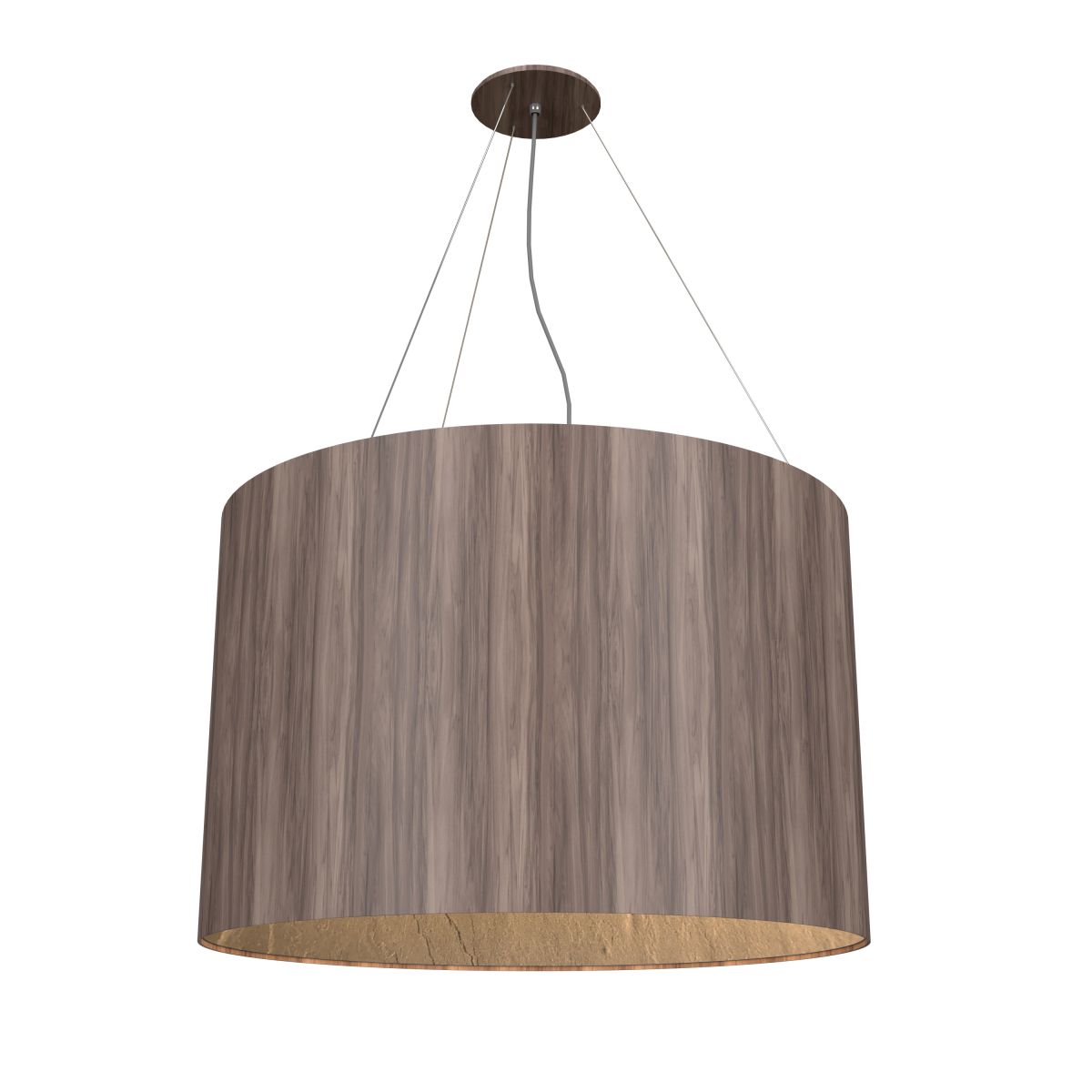15.35'' Rustic-Modern Cylindrical LED Accord Pendant Light