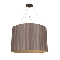 15.35'' Rustic-Modern Cylindrical LED Accord Pendant Light