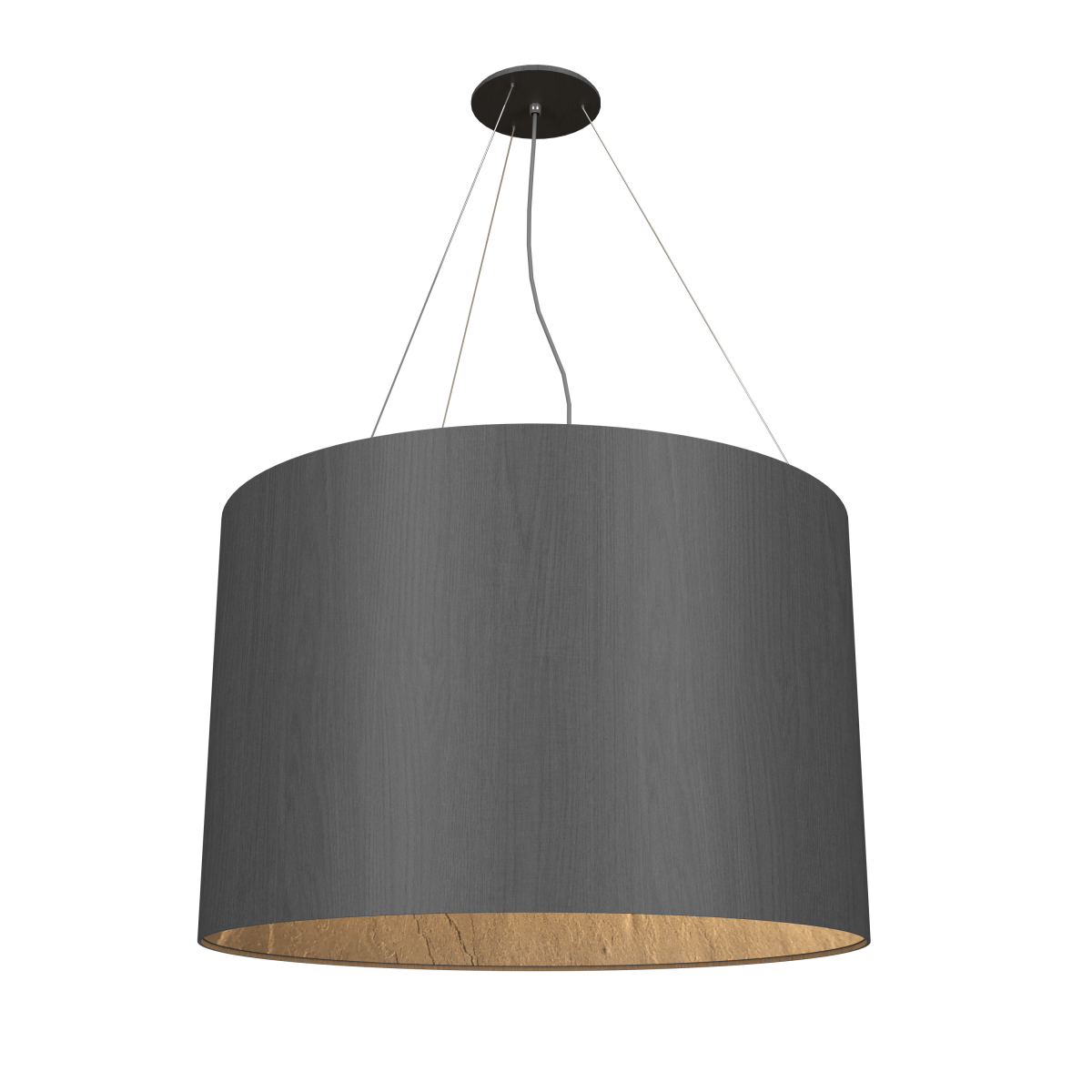 15.35'' Rustic-Modern Cylindrical LED Accord Pendant Light