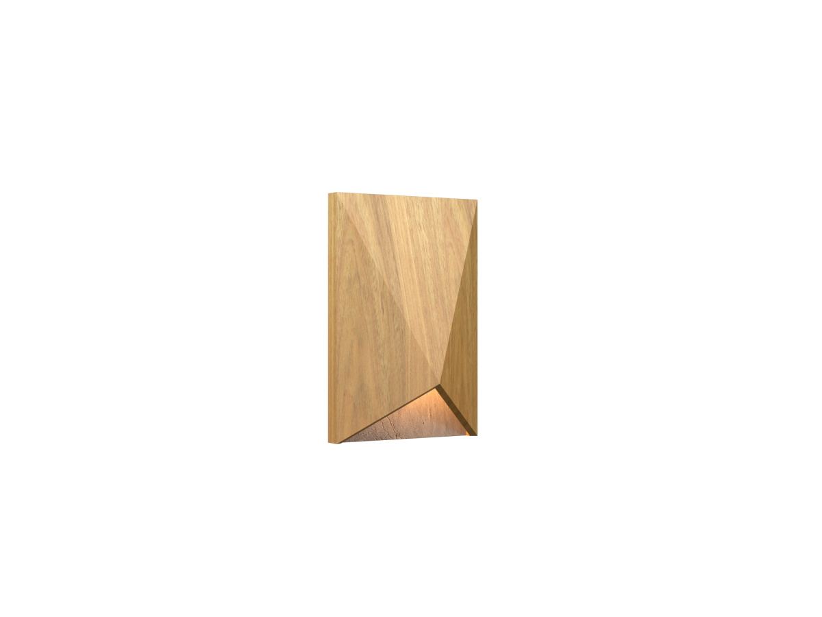 9.84'' Minimalist Facet Accord Wall Lamp Light