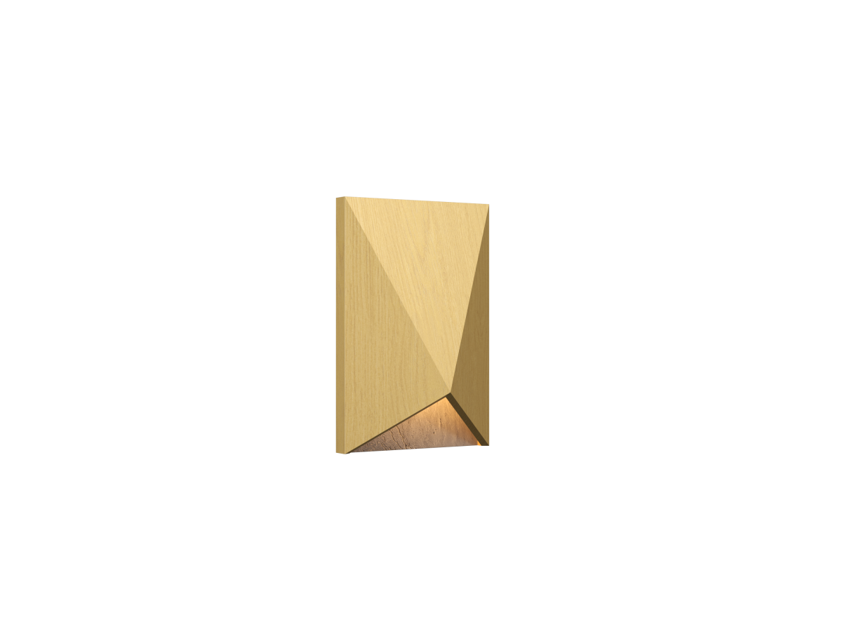 9.84'' Minimalist Facet Accord Wall Lamp Light