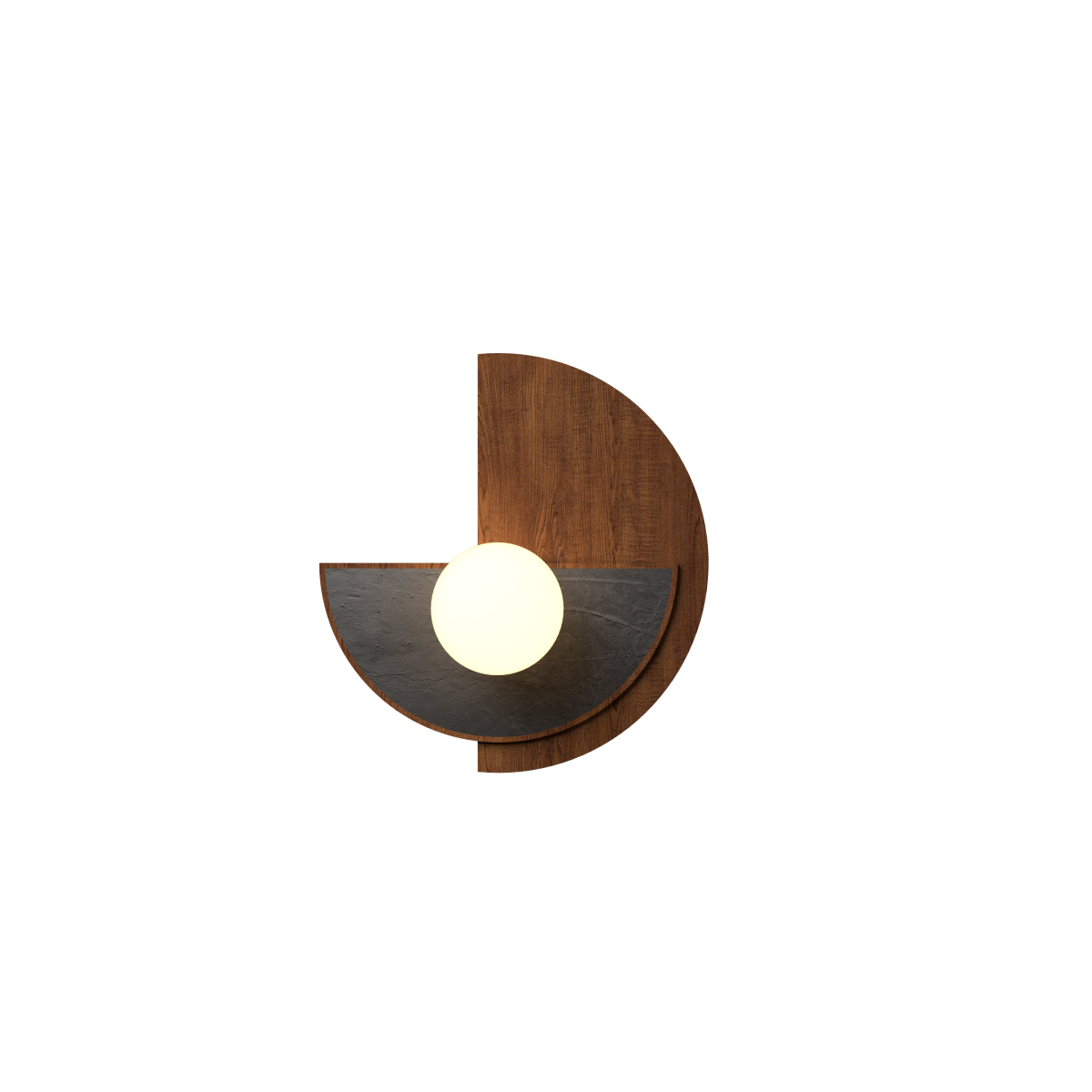 15.75'' Minimalist Petra Accord Wall Lamp Light