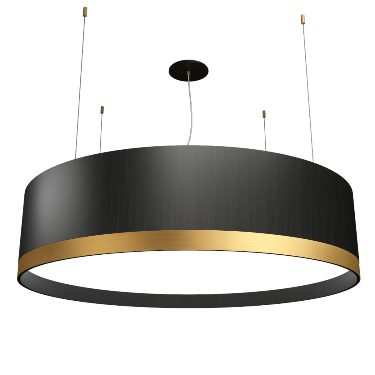 7.09'' Organic-Modern Cylindrical LED Accord Pendant Light