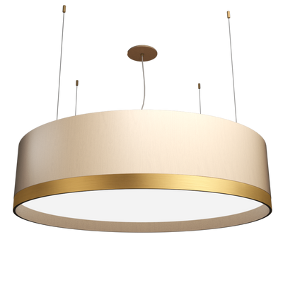 7.09'' Organic-Modern Cylindrical LED Accord Pendant Light