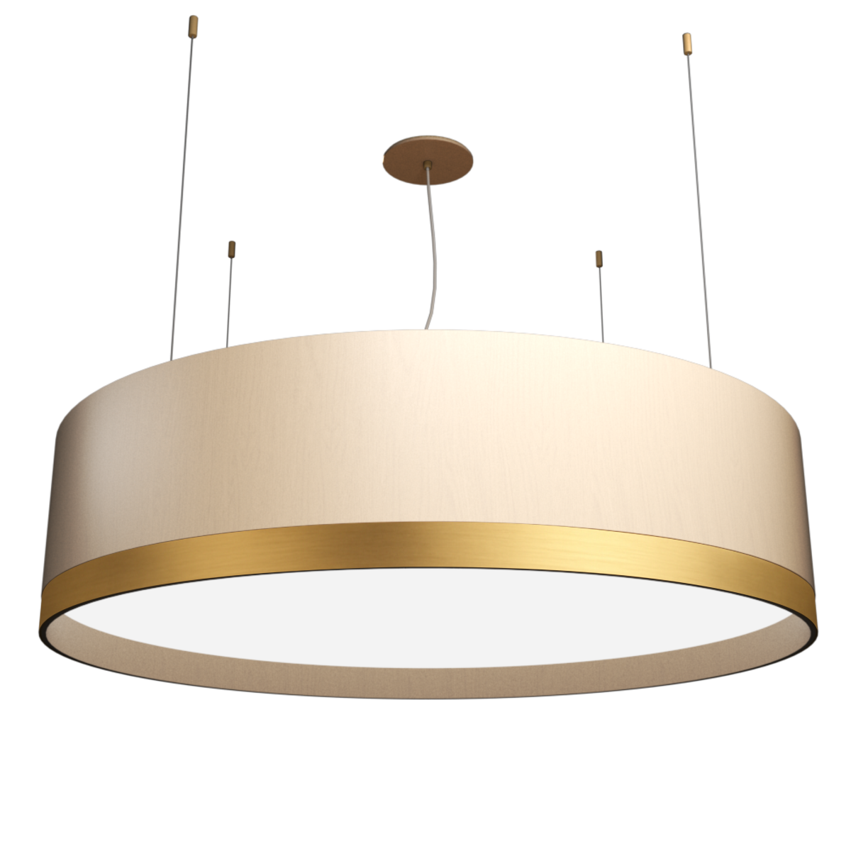 7.09'' Elegant Cylindrical Accord Pendant Light