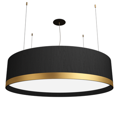 7.09'' Organic-Modern Cylindrical LED Accord Pendant Light