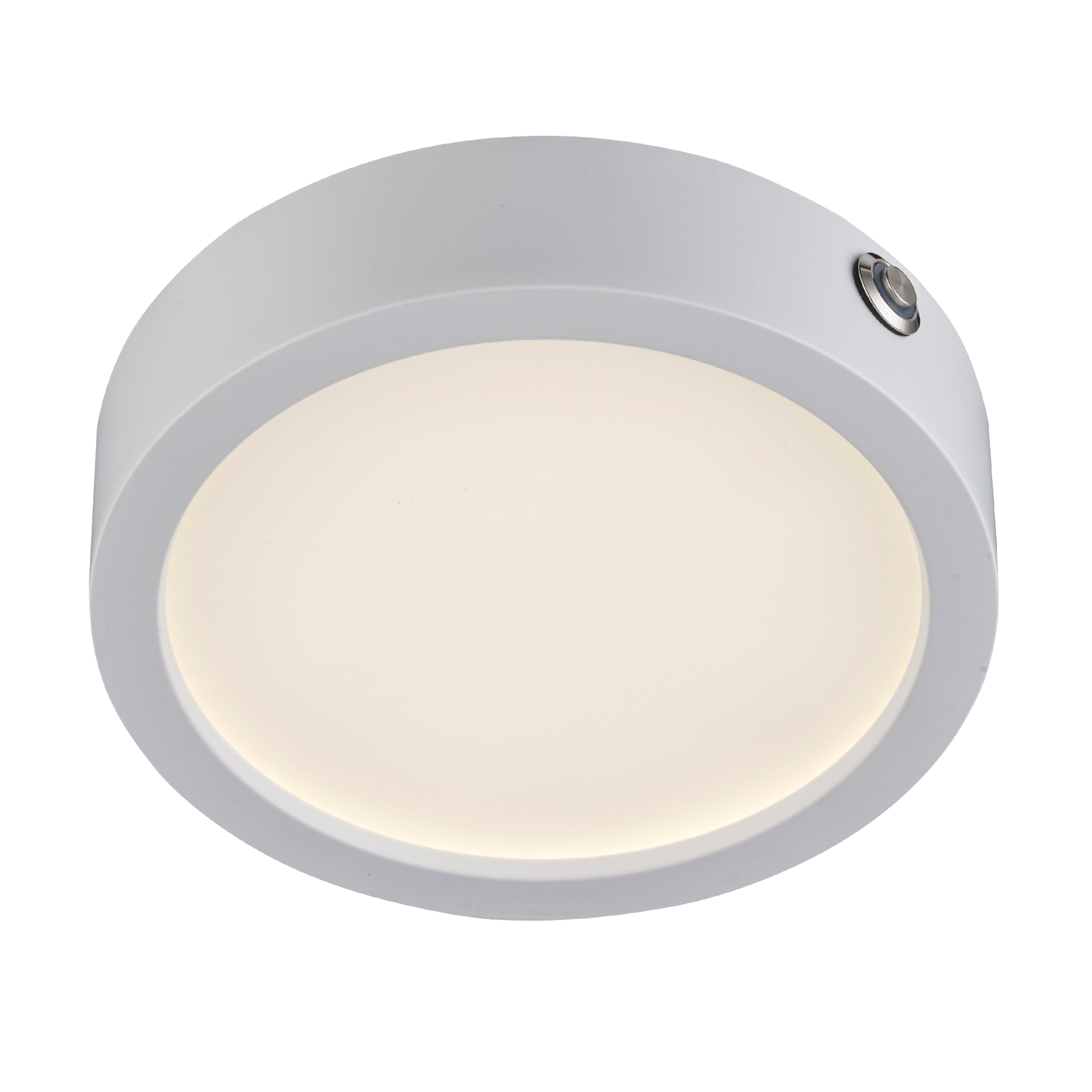 7-inch White Wall Light with 5-CCT Selectable White and 17W Output
