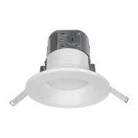 4-inch White Recessed Light with 3000K Light, Frosted Lens and 13W Output