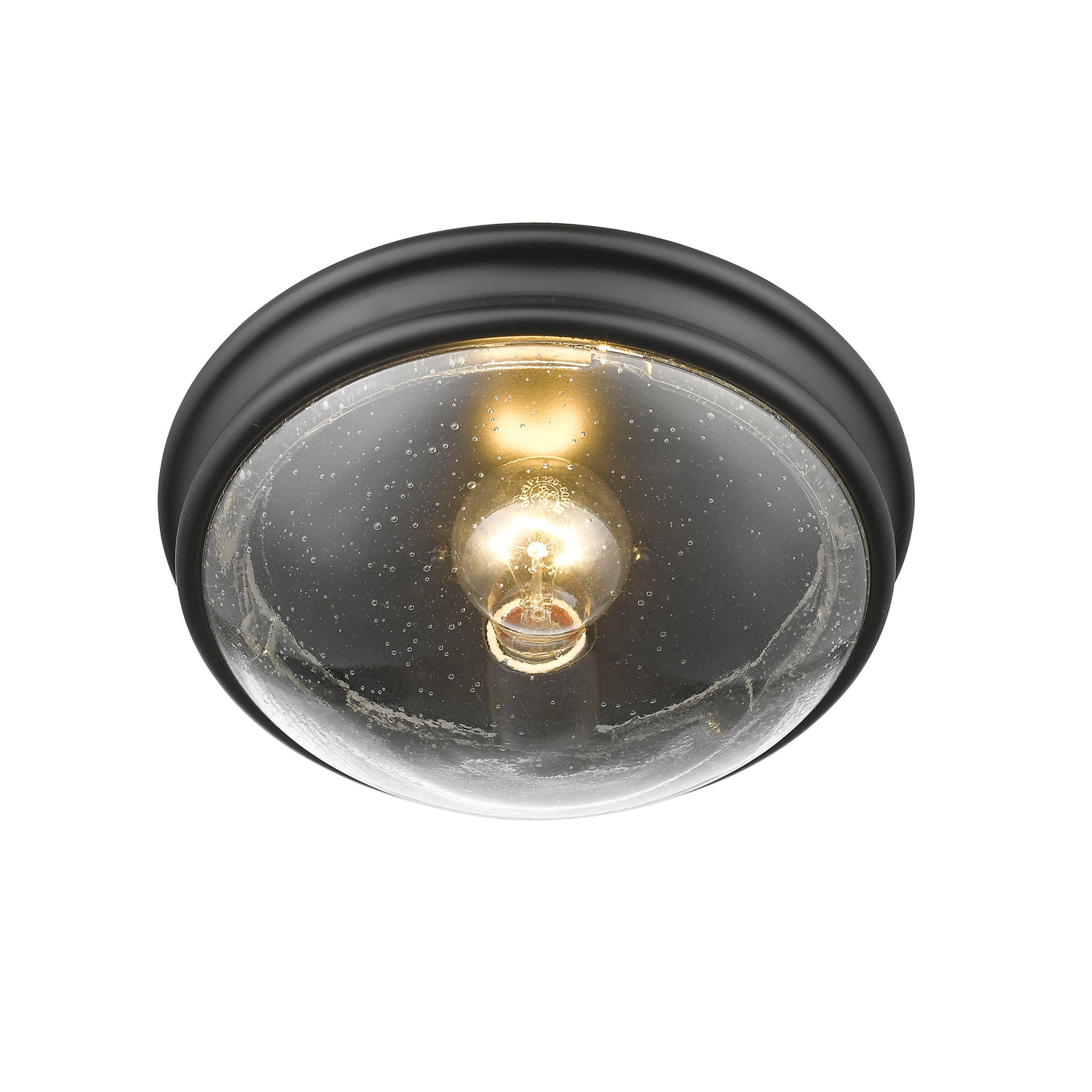 4.5'' Belforge Matte Black 1 Light Flush Mount