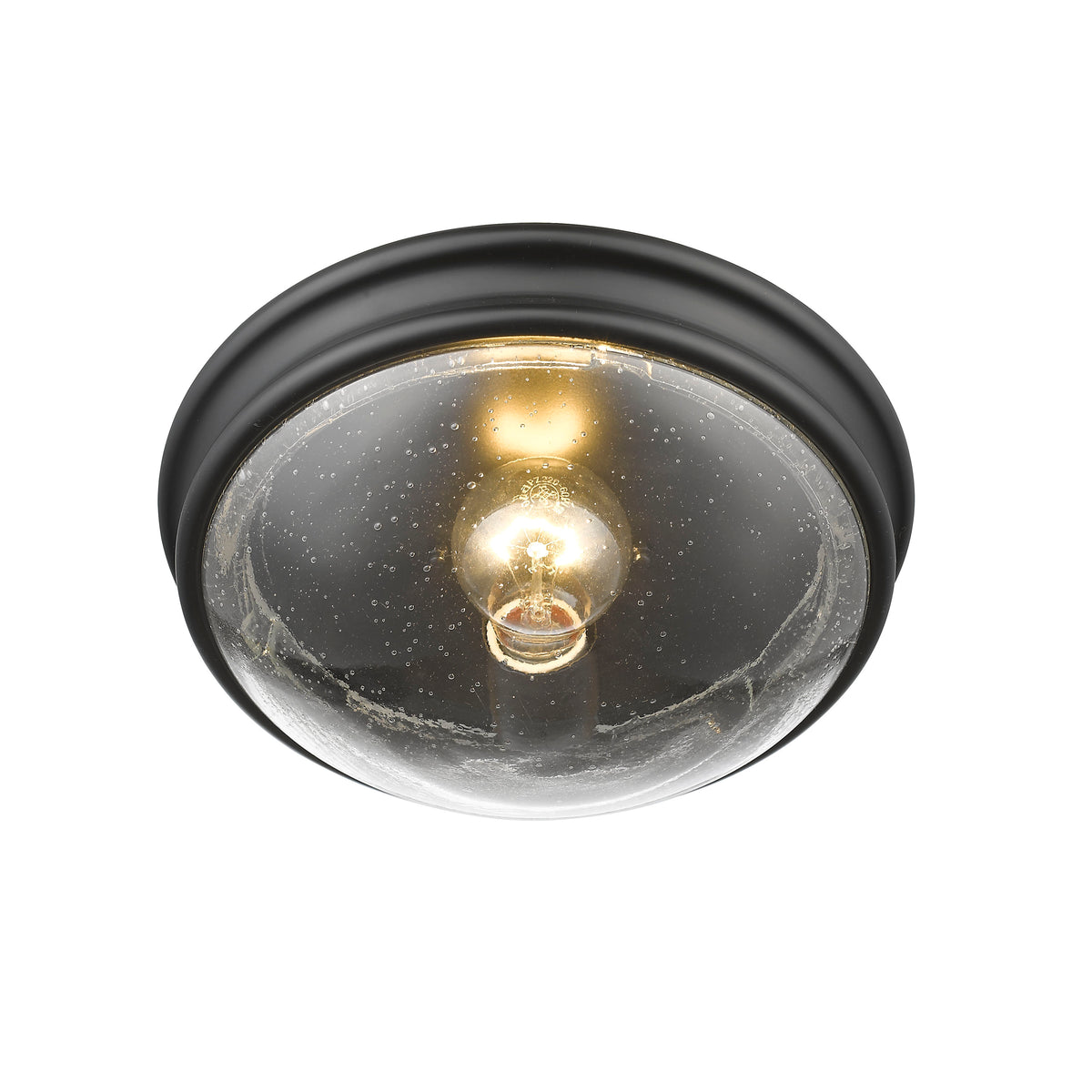 4.5'' Belforge Matte Black 1 Light Flush Mount