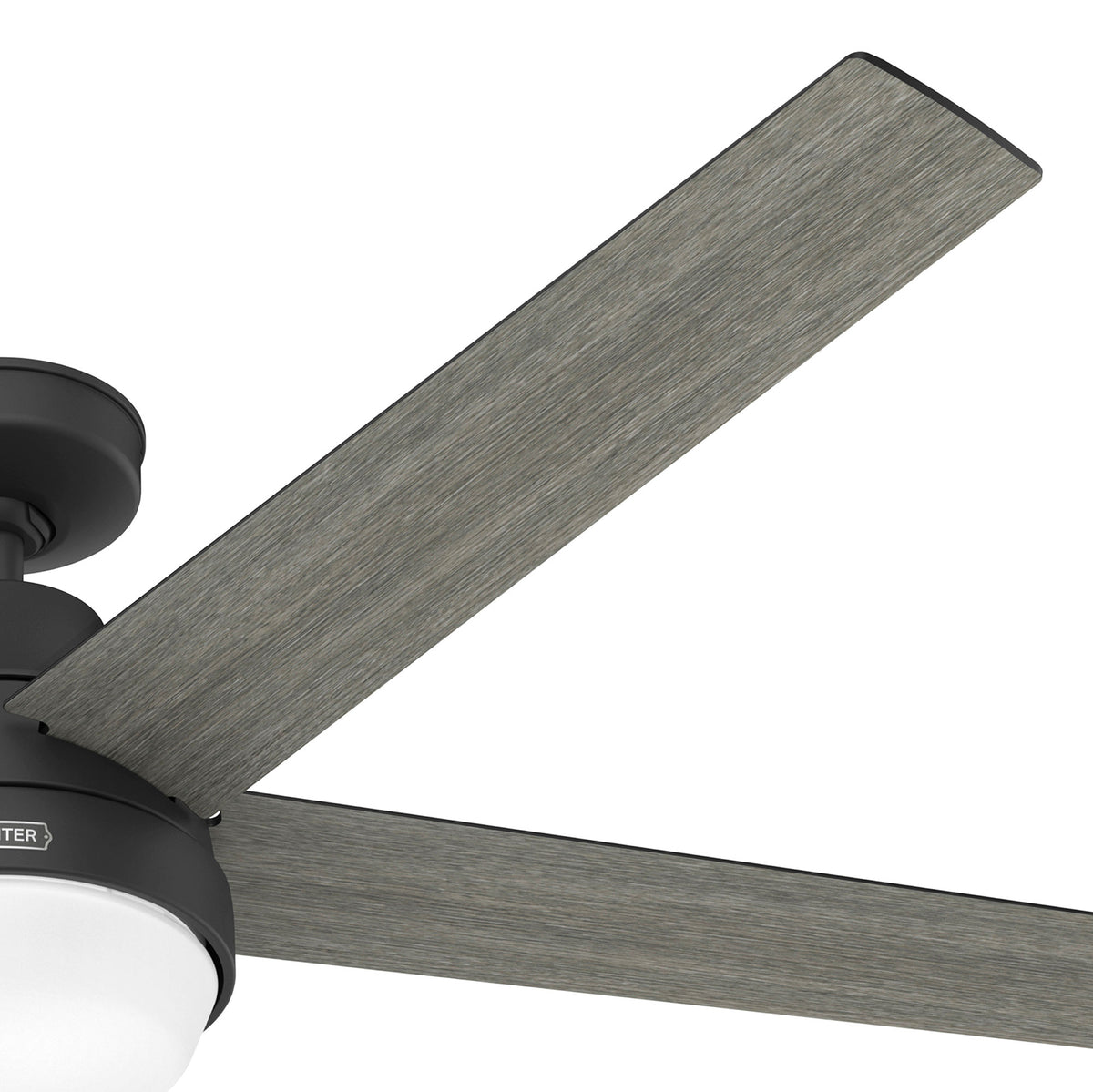 60 inch Aerodyne Wi-Fi ENERGY STAR® Matte Black Ceiling Fan with LED Light Kit and Handheld Remote