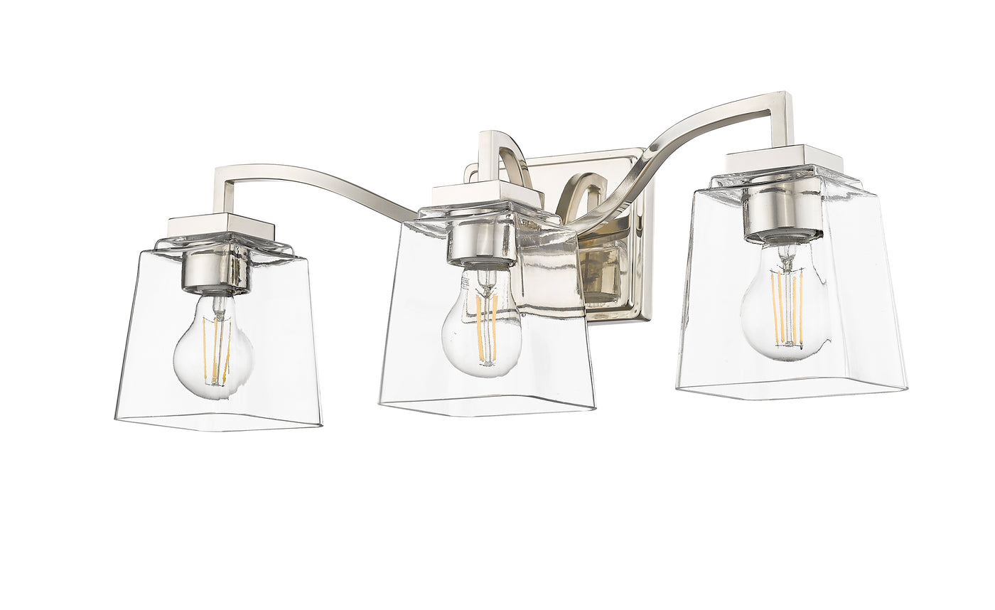 23.5'' Avenna Polished Nickel 3 Light Bath Vanity