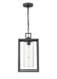 17.75'' Ellway Textured Black 1 Light Hanging Lantern