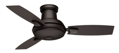 Casablanca 44 inch Verse Maiden Bronze Damp Rated Ceiling Fan with LED Light Kit and Handheld Remote
