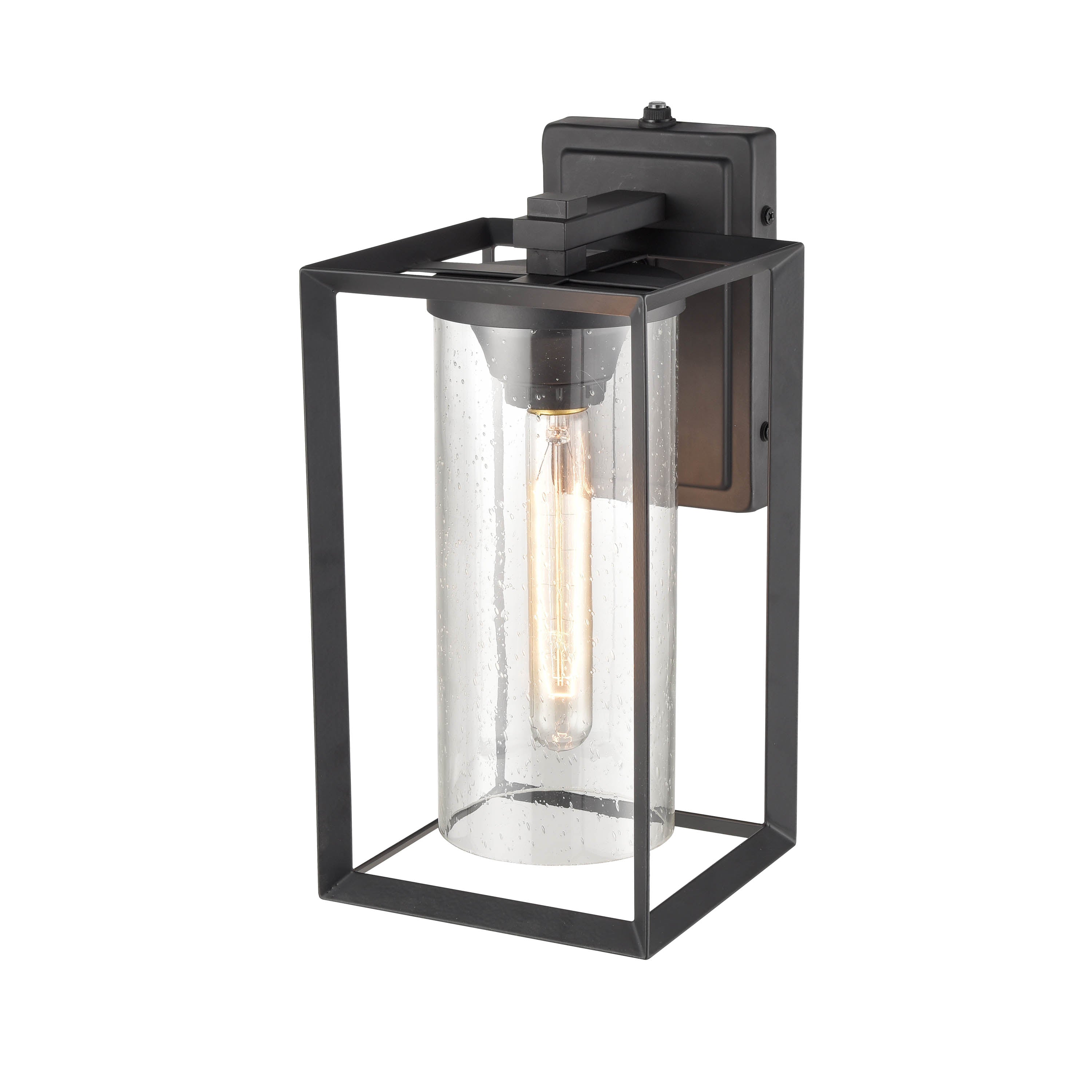 6.5'' Wheatland Powder Coated Black 1 Light Wall Sconce