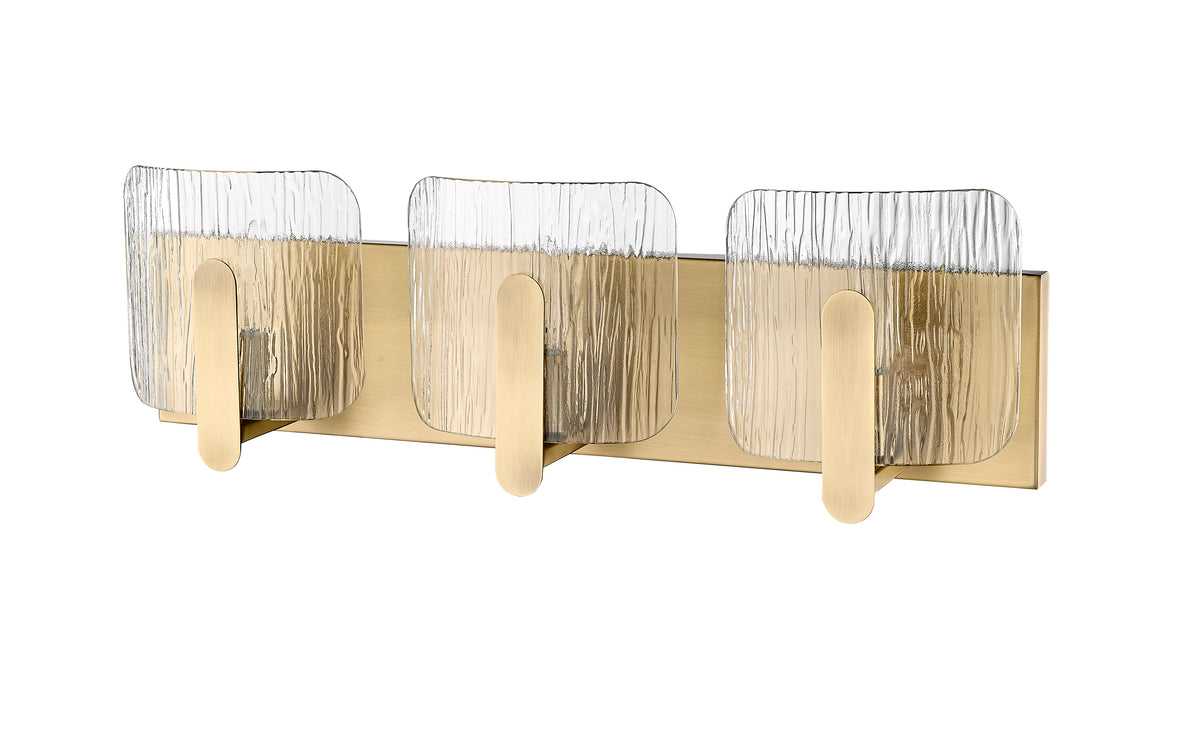 24'' Rimini Vintage Brass 3 Light Bath Vanity