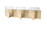 24'' Rimini Vintage Brass 3 Light Bath Vanity