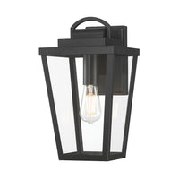 8'' Brenwick Powder Coated Black 1 Light Lantern