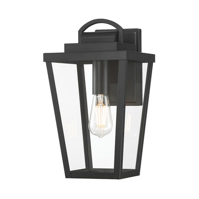 8'' Brenwick Powder Coated Black 1 Light Lantern