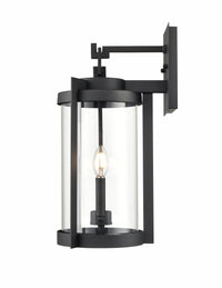 9.75'' Ellway Textured Black 2 Light Wall Sconce