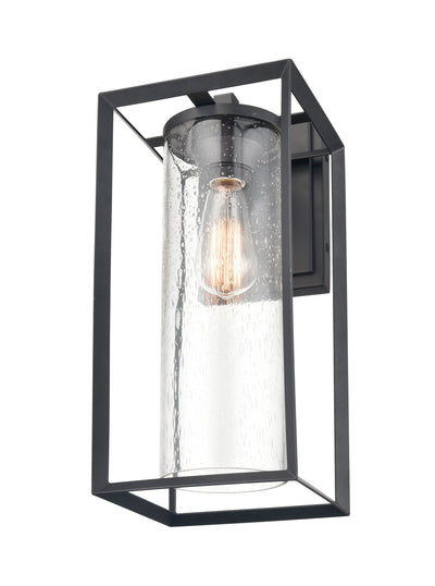 7.5'' Wheatland Powder Coated Black 1 Light Wall Sconce