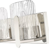 24'' Rimini Polished Nickel 3 Light Bath Vanity