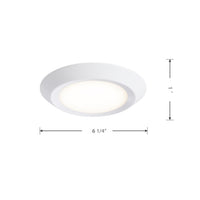 4-inch White Wall Light with 5-CCT Selectable White