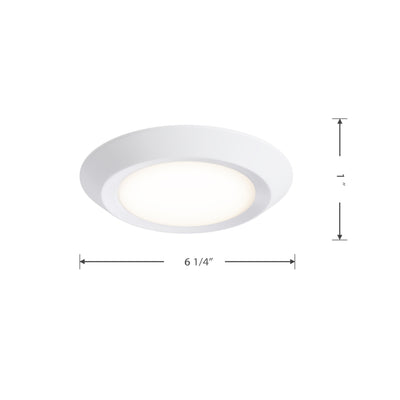 4-inch White Wall Light with 5-CCT Selectable White