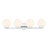 30.25'' Ardeva Chrome 4 Light Bath Vanity