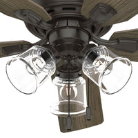 52 inch Rosner Noble Bronze Ceiling Fan with LED Light Kit and Pull Chain