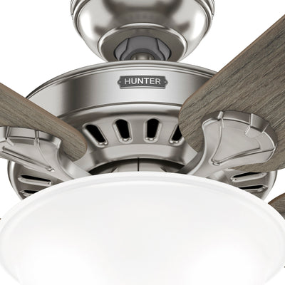 52 inch Pro's Best ENERGY STAR® Brushed Nickel Ceiling Fan with LED Light Kit and Pull Chain