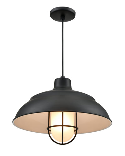 12.25'' R Series Satin Black 1 Light Pendant