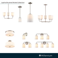 14'' Laphia Brushed Nickel 2 Light Bath Vanity