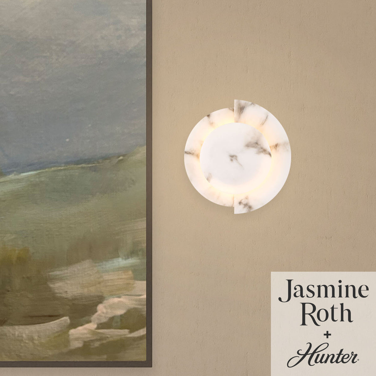 Opaline Crest 8-inch 1-light Cast Alabaster and Luxe Gold 2500K LED Wall Sconce with Cast Alabaster Resin Shade