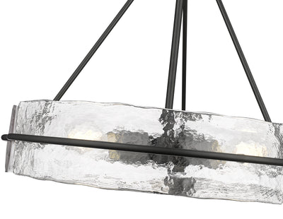 17.25'' Rezi Matte Black 3 Light Pendant