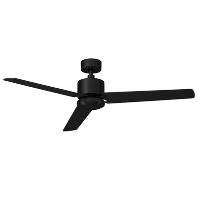 52 Inch Aldea III AC Matte Black Indoor Ceiling Fan 3-Blade
