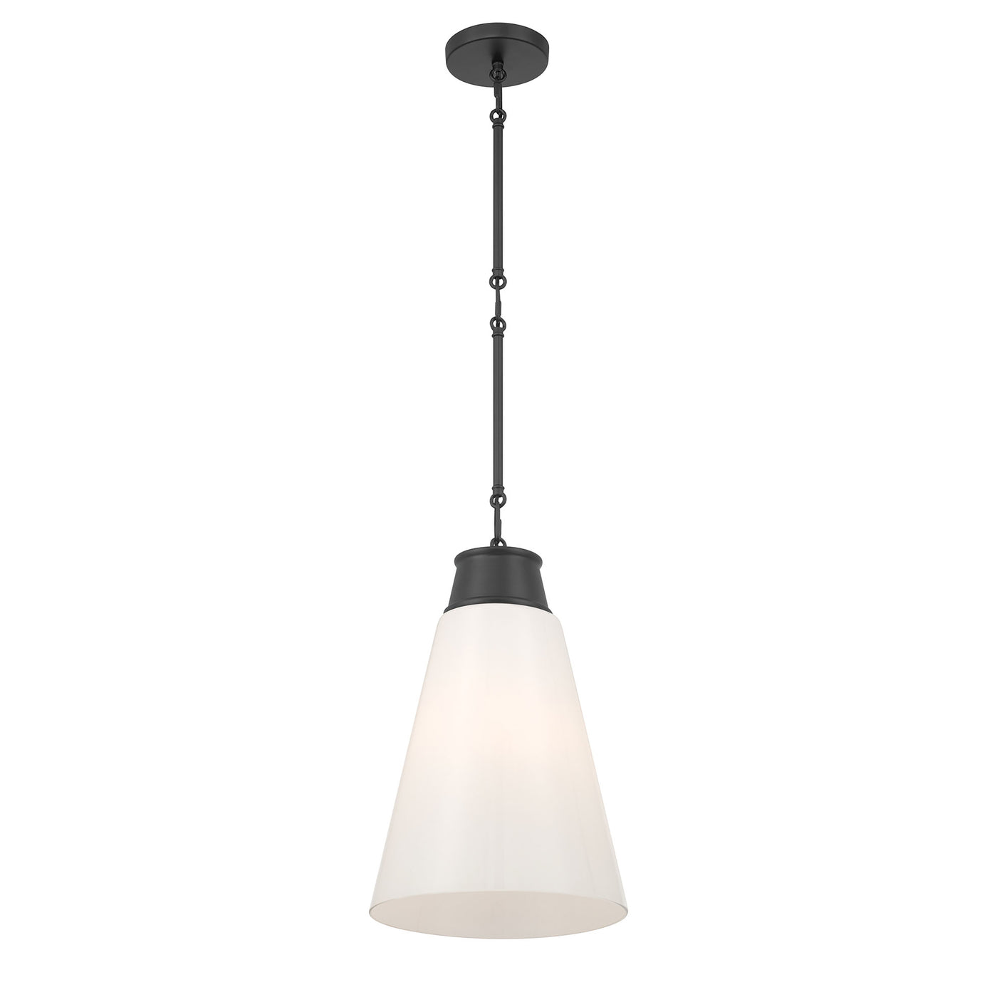 17.5'' Bellaryn Matte Black 1 Light Pendant