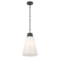17.5'' Bellaryn Matte Black 1 Light Pendant